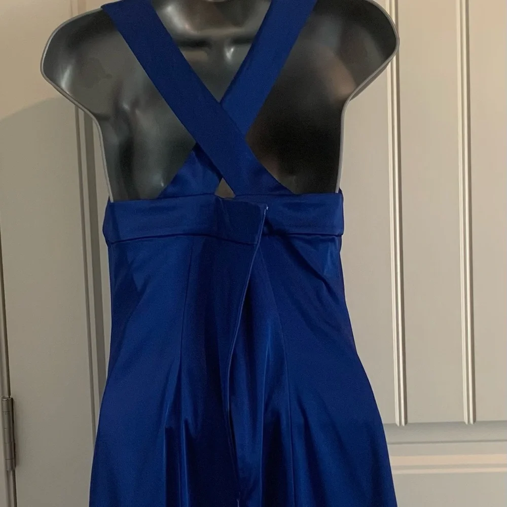 Calvin Kline Sapphire Blue Cocktail Dress, Size 8. New with Tags. - Picture 8 of 9